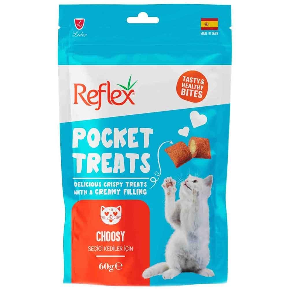 Reflex Pocket Treats Seçici Yetişkin Kedi Ödül Maması 60 Gr