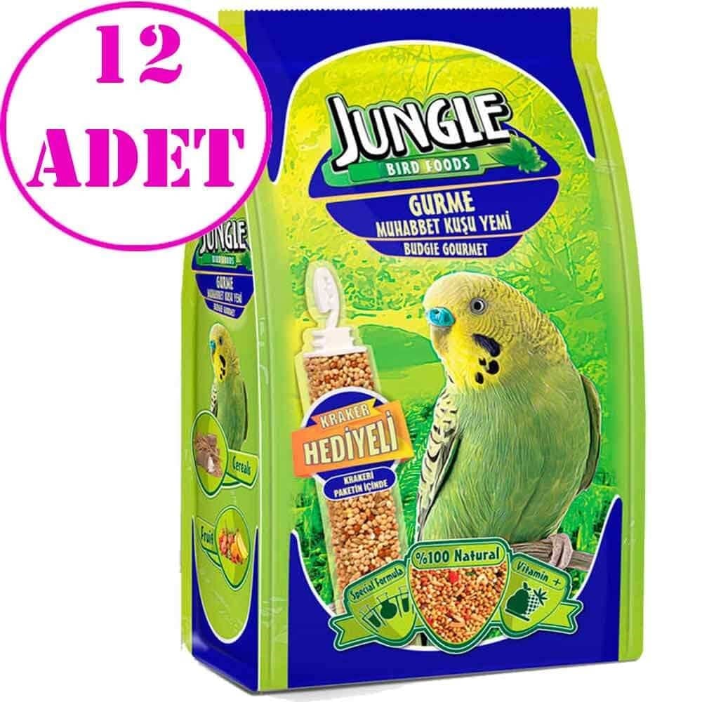 Jungle Gurme Muhabbet Yemi 400 Gr-Kraker Hediyeli 12 AD