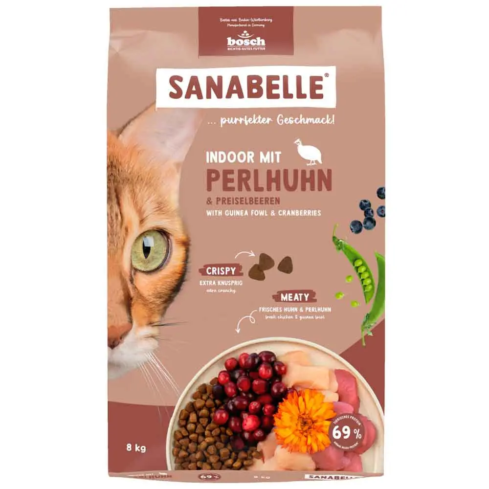 Sanabelle Indoor Hint Bıldırcınlı ve Kızılcıklı Kedi Maması 8 Kg