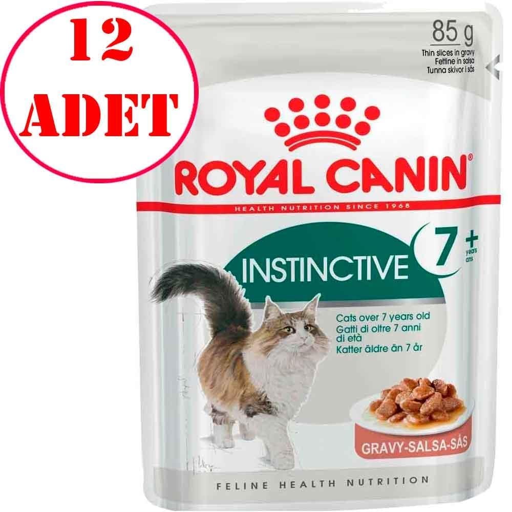 Royal Canin Instinctive +7 Gravy Yaşlı Kedi Konservesi 85 Gr 12 AD