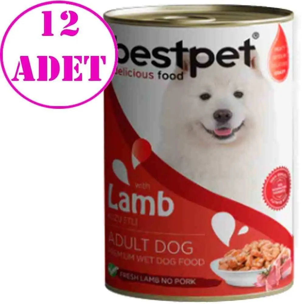 BestPet Kuzulu Köpek Konservesi 400gr 12 AD
