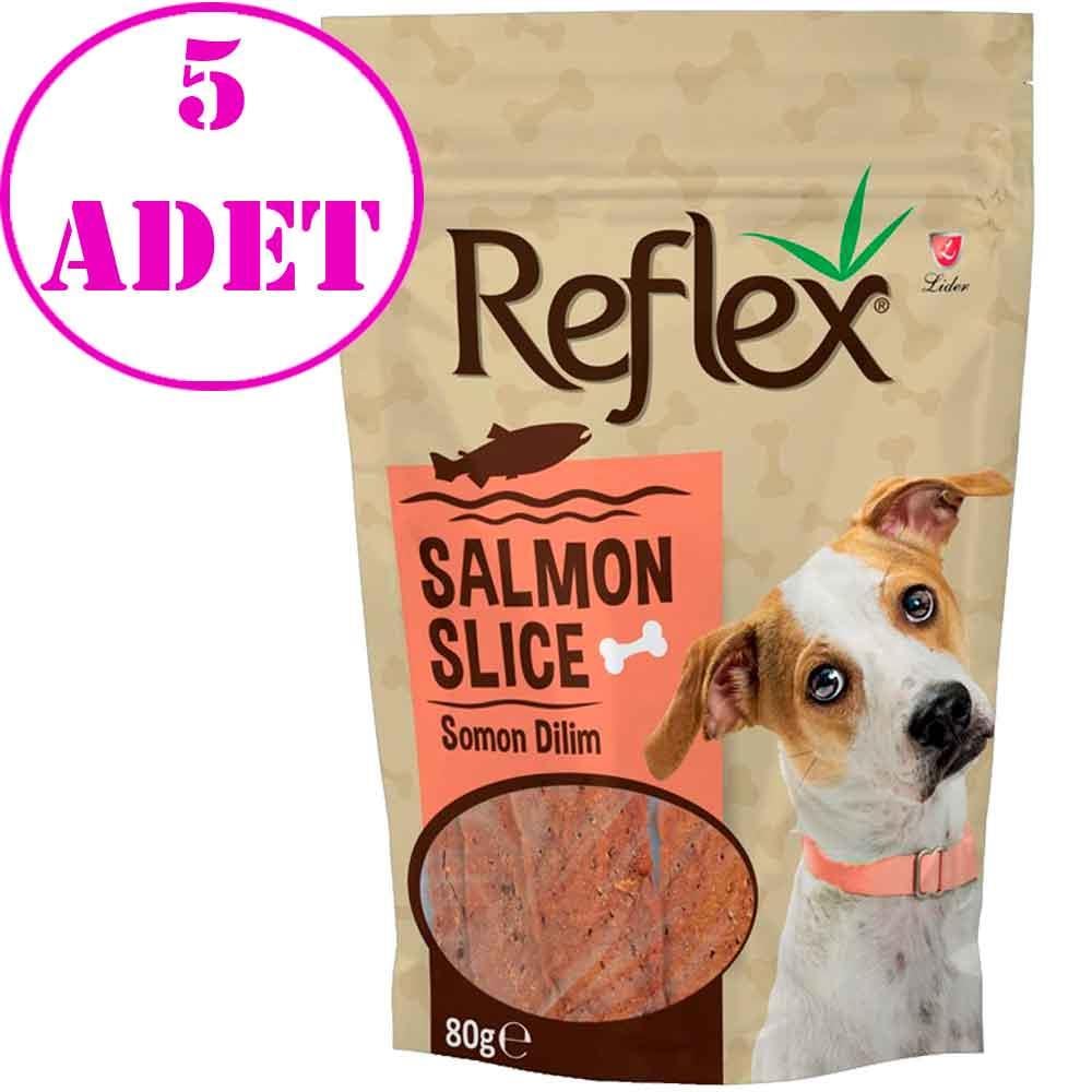 Reflex Köpek Ödülü Somon Etli Dilim 80 Gr 5 AD