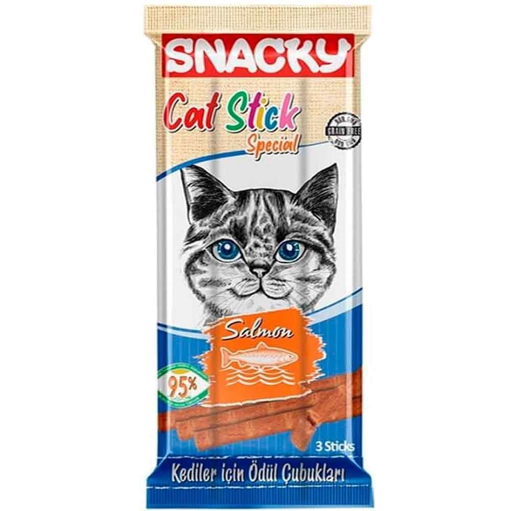 Snacky Somonlu Stick Kedi Ödülü 3 x 5 gr