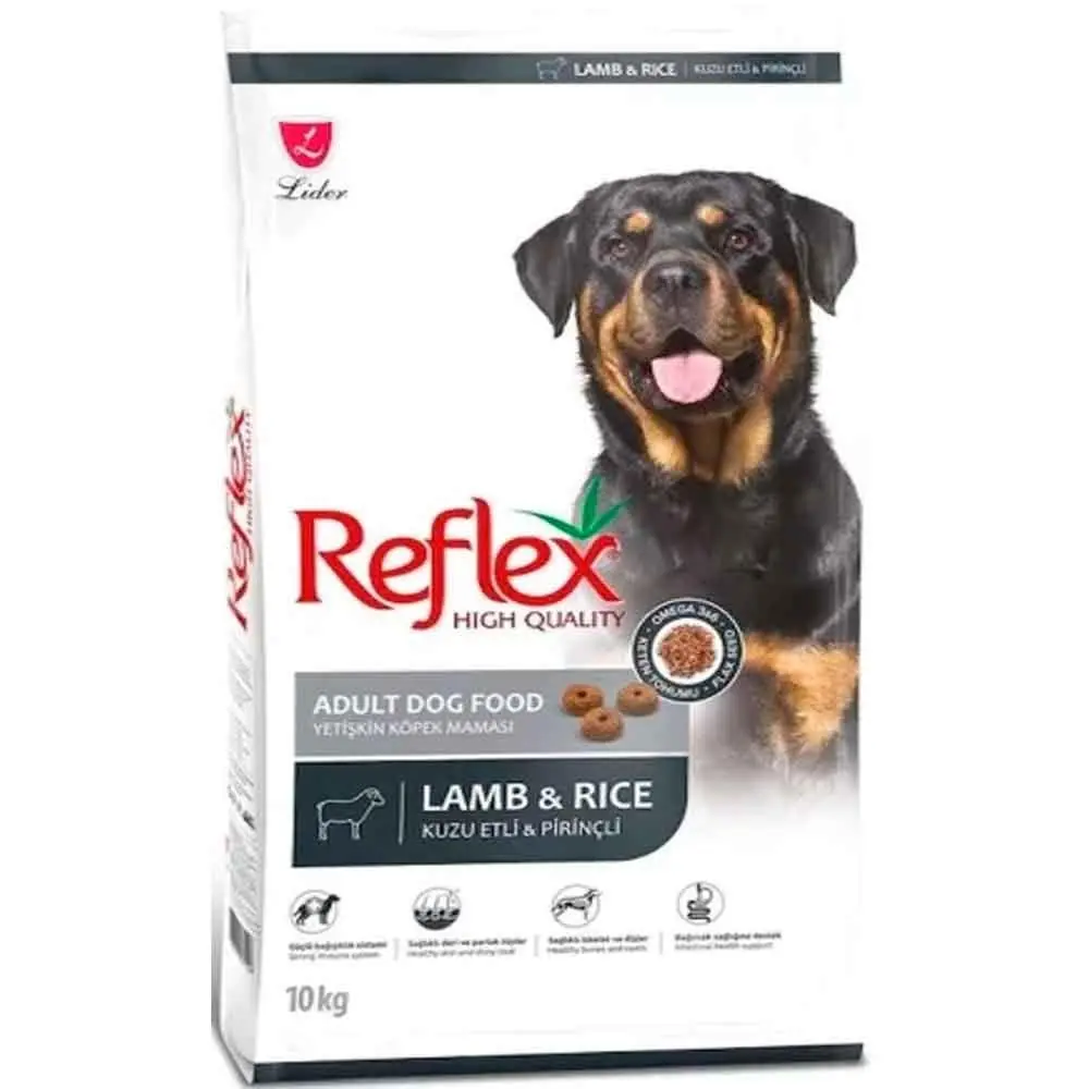 Reflex Kuzu Etli Köpek Maması 10 Kg