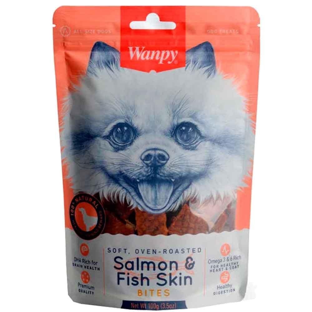 Wanpy Gerçek Somon Dilimleri Köpek Ödülü 100 Gr