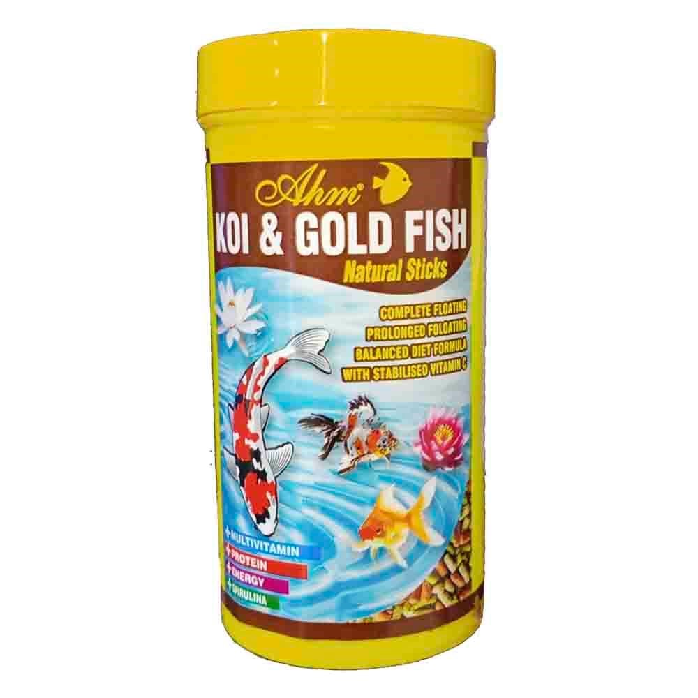 Ahm Koi Goldfish Natural Sticks Balık Yemi 250 Ml