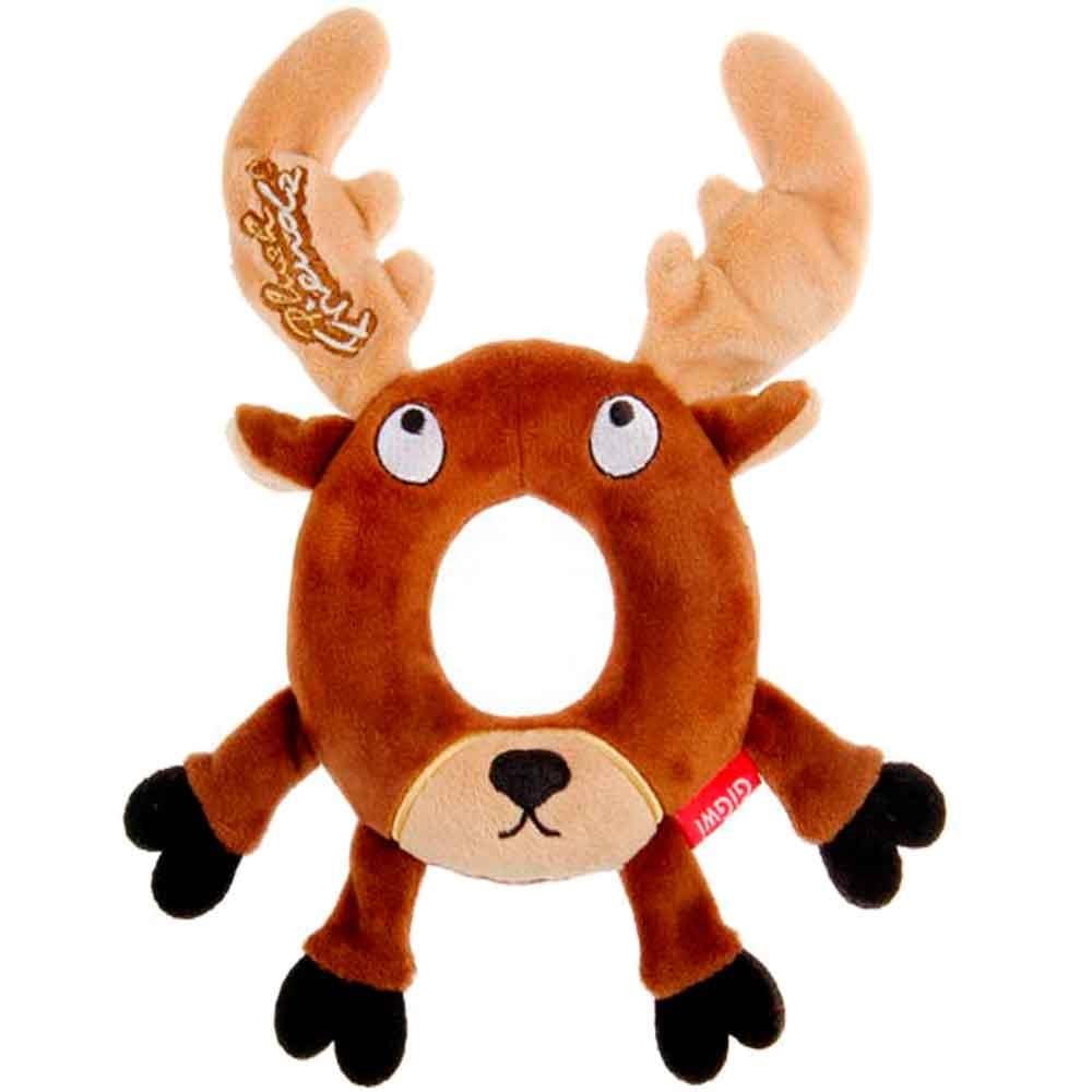 Gigwi Köpek Oyuncağı Sesli Simit Geyik Peluş 6241