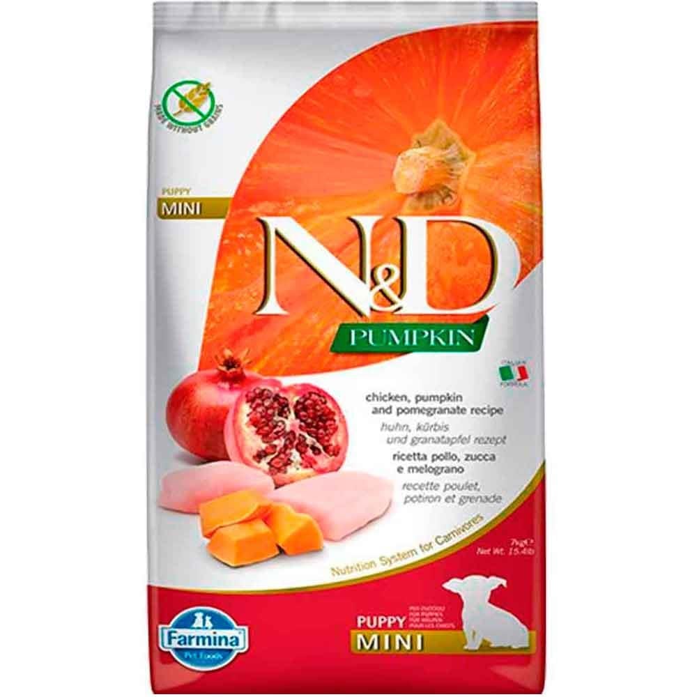 ND Balkabaklı Tavuklu Narlı Yavru Köpek Maması Mini 800 GR