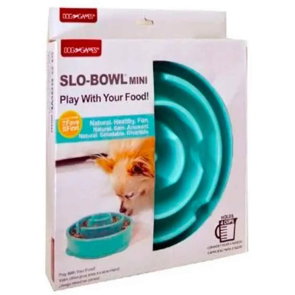 Dog Games Köpek Yavaş Yeme Mama Kabı 4 Mavi 27 Cm