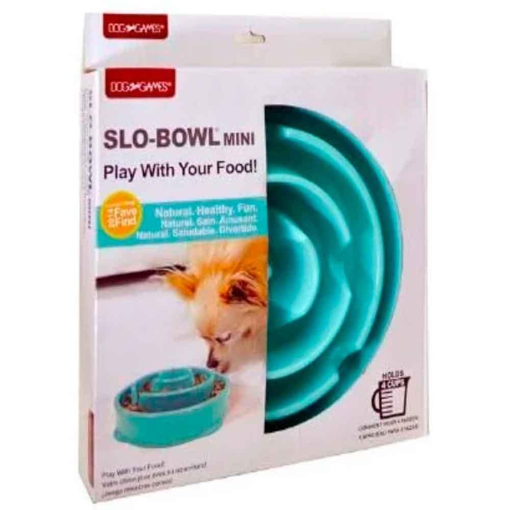 Dog Games Köpek Yavaş Yeme Mama Kabı 4 Mavi 27 Cm