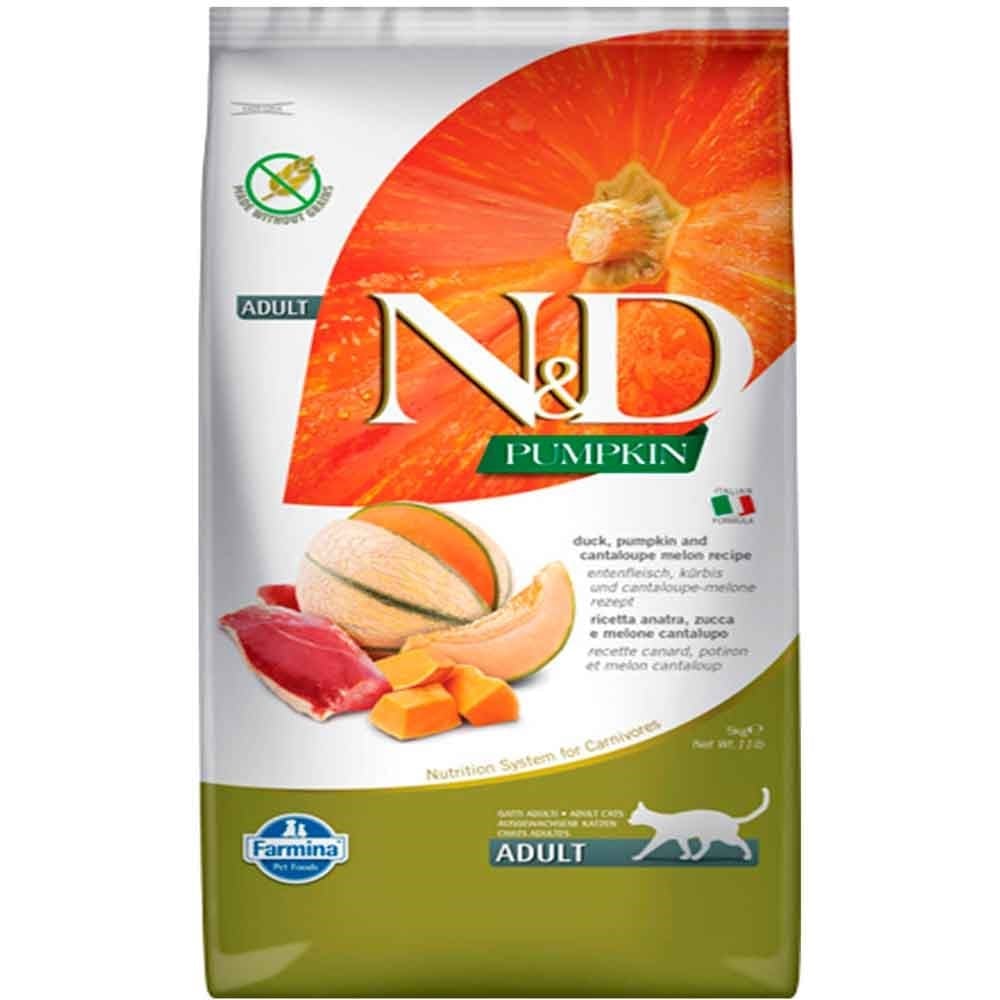 N D Kedi Maması Balkabaklı Ördek Ve Kavunlu 5 Kg