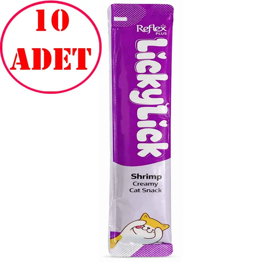 Reflex Plus Licky Lick Karidesli Sıvı Kedi Ödülü 15 Gr 10 AD