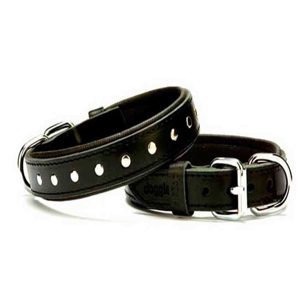 Doggie Yumuşak Dokulu Rivetli Köpek Boyun Tasması Siyah SBT-3511 L