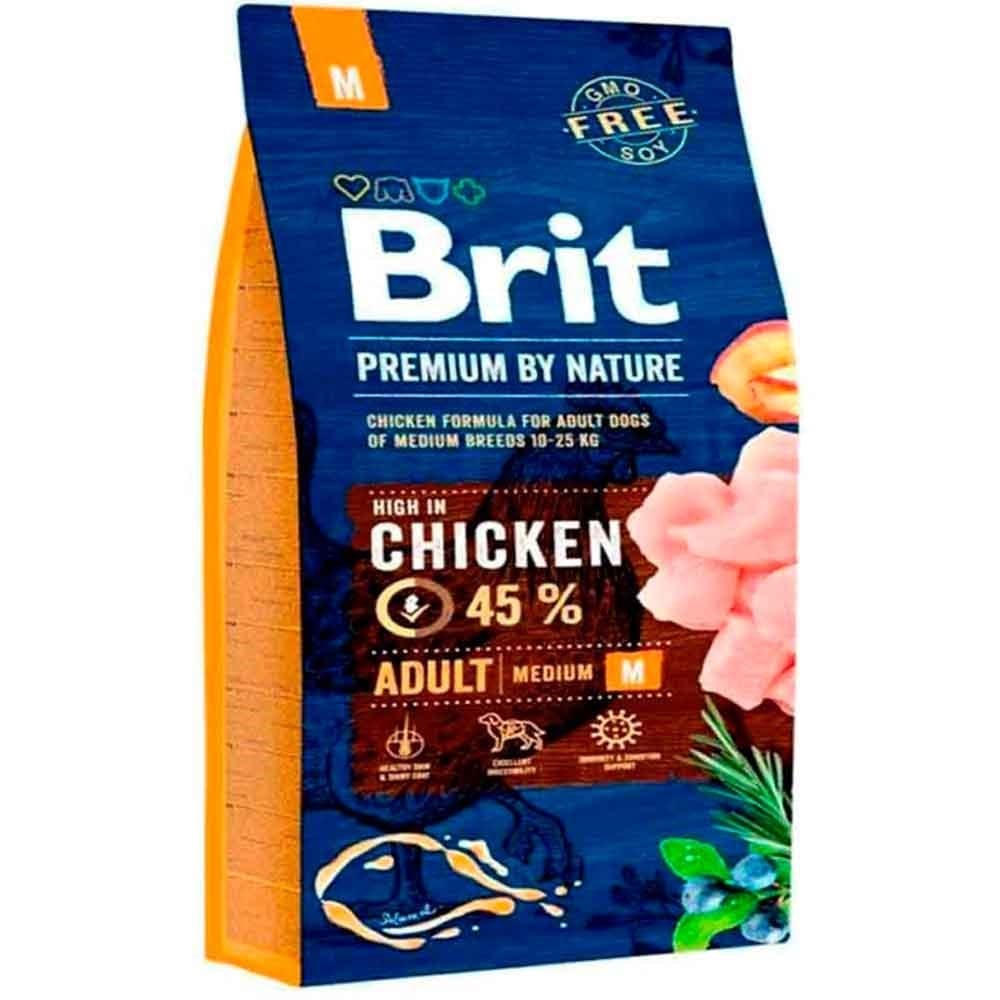 Brit Premium Tavuklu Yetişkin Orta Irk Köpek Maması 15 kg