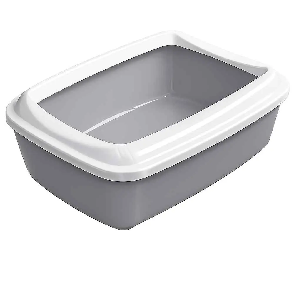 Amazon Açık Kedi Tuvaleti Beyaz