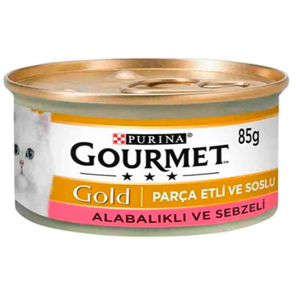 Proplan Gourmet Gold Alabalık ve Sebzeli Kedi Konservesi 85 Gr