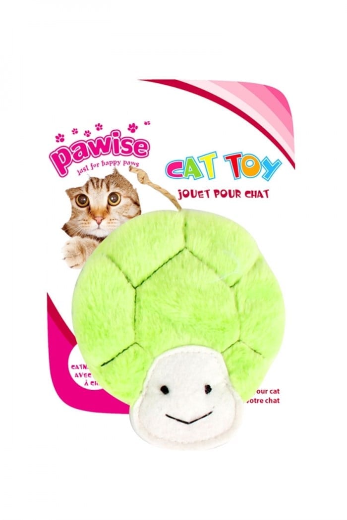 Pawise Peluş Kaplumbağa Kedi Oyuncağı 28182
