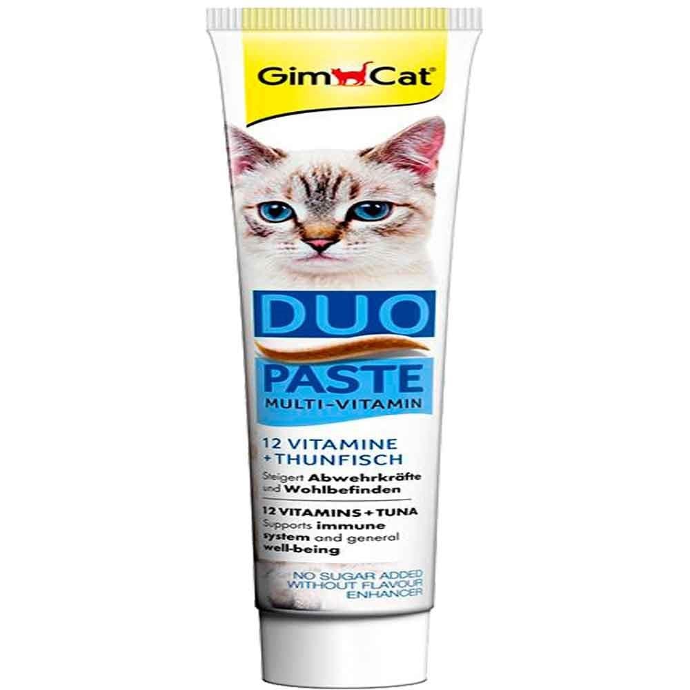 GimCat Multi Vitamin Duo Paste Tuna 12 Vitaminli Kedi Macunu 50 Gr