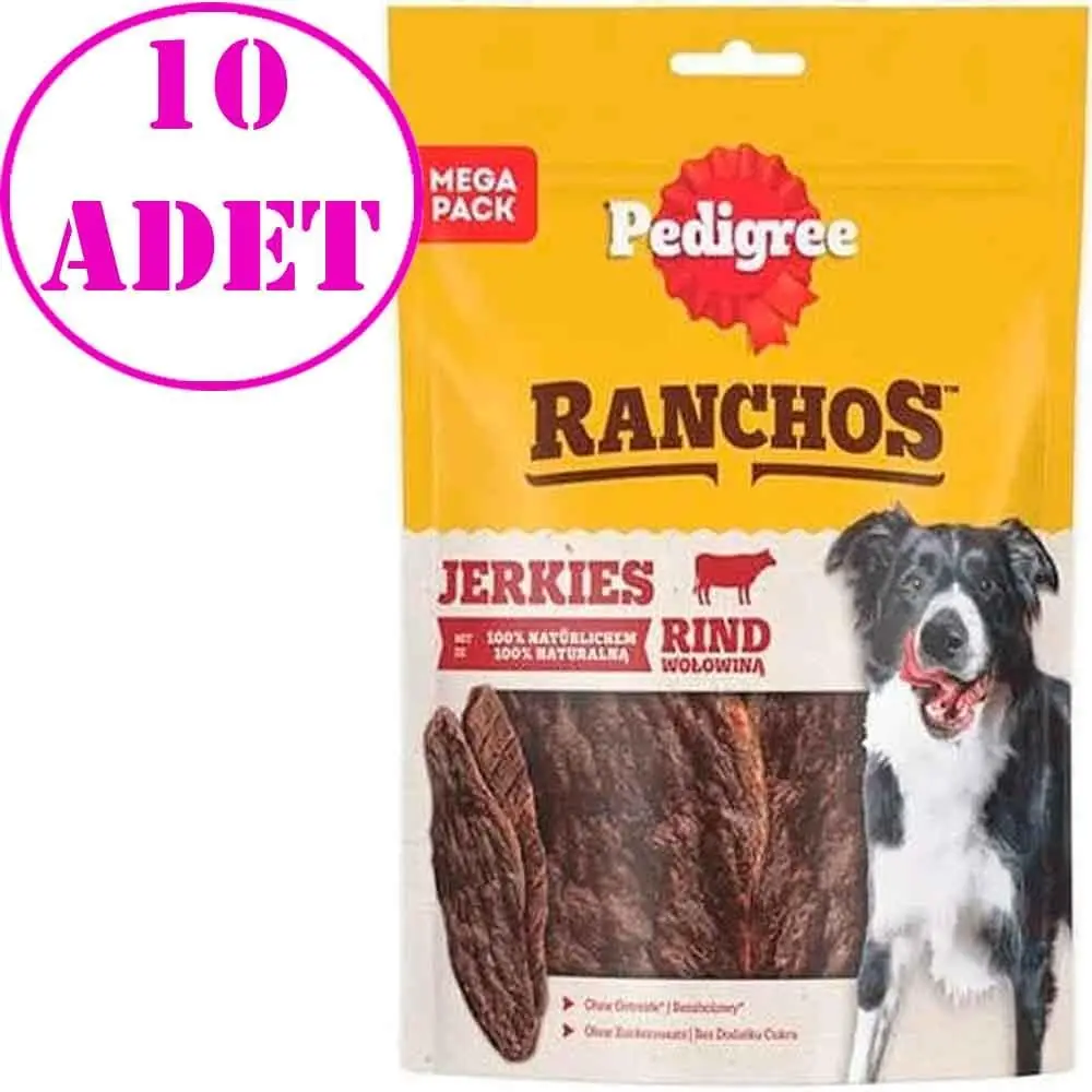 PediGree Ranchos Biftekli Köpek Ödülü 70 gr 10 AD
