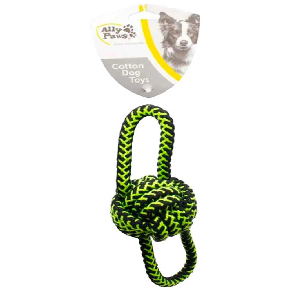 Ally Paws Köpek Oyuncağı Örme Top Diş İpi 26 Cm