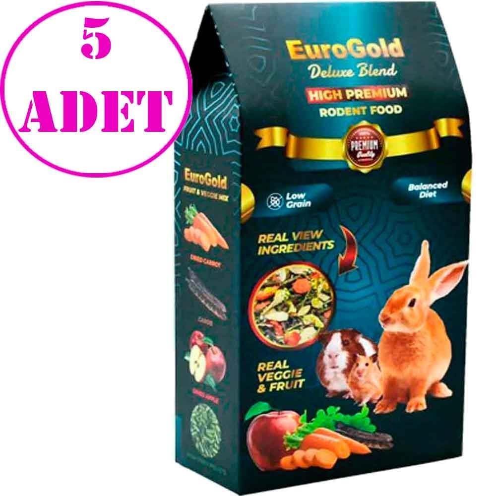 EuroGold Deluxe Blend Rodent Food Kemirgen Yemi 1 KG 5 AD