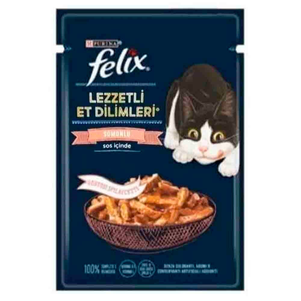 Purina Felix Somonlu Lezzetli Et Dilimleri Punch 80 Gr