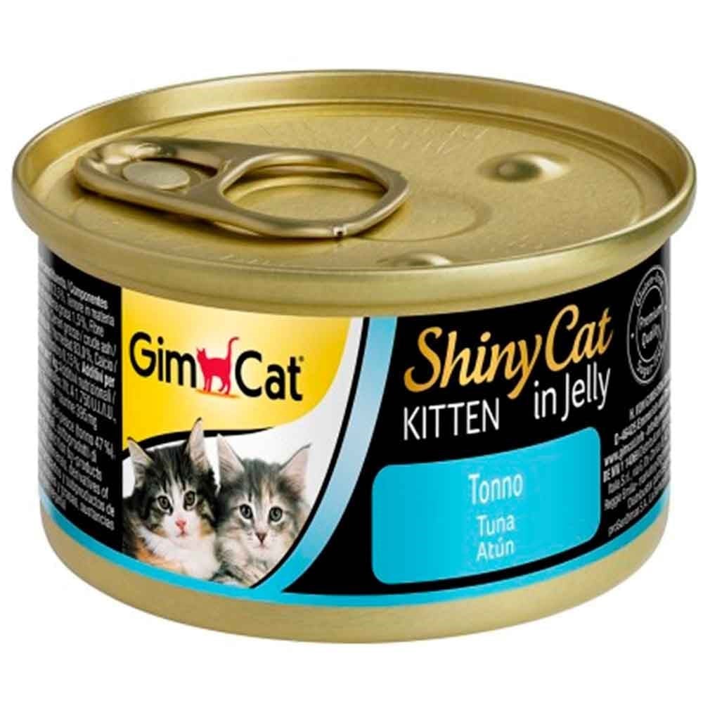 Gimcat Shiny Cat Kitten Jel İçinde Ton Balıklı Yavru Kedi Konservesi 70 gr