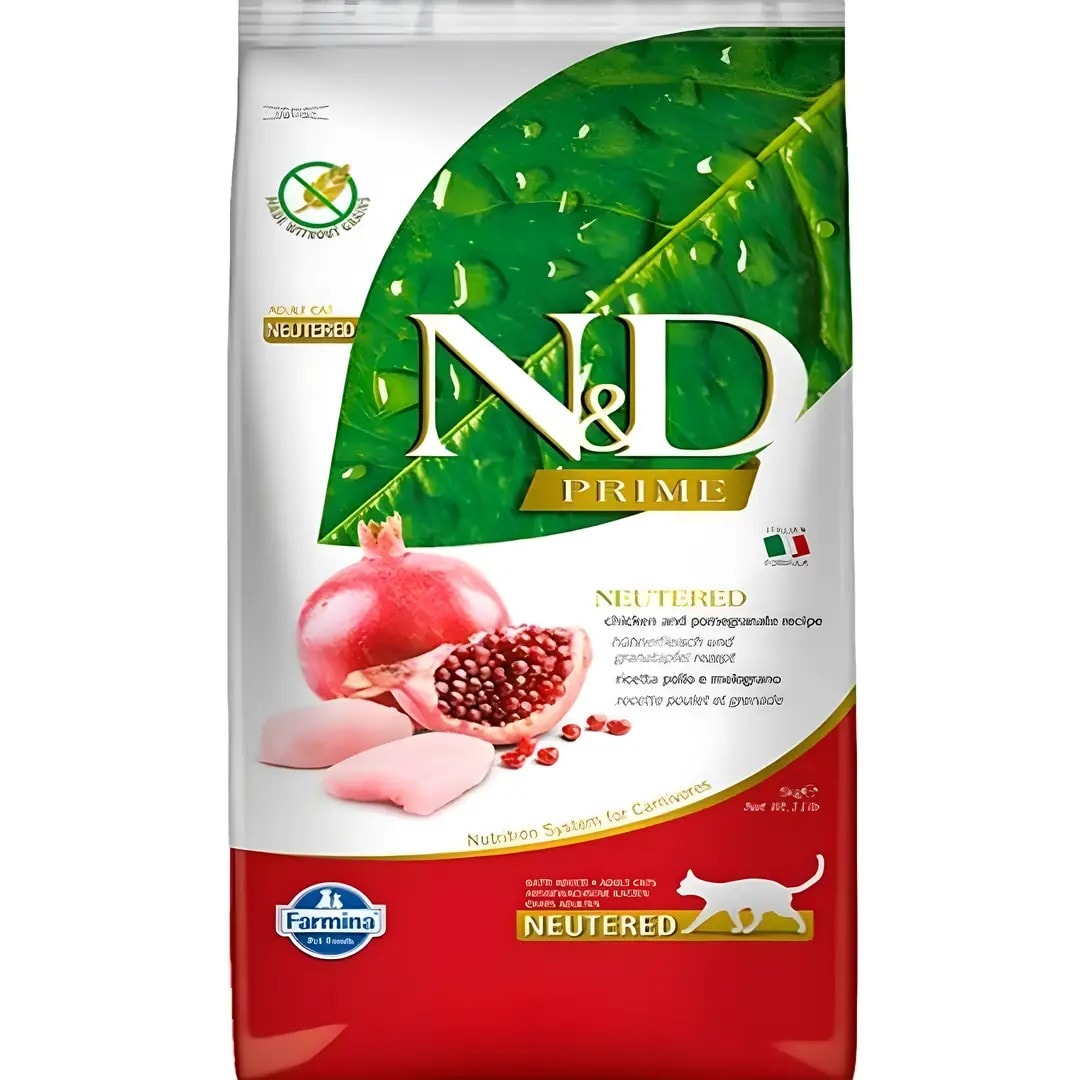 ND Tahılsız Kısırlaştırılmış Kedi Maması Tavuklu ve Narlı 5 Kg