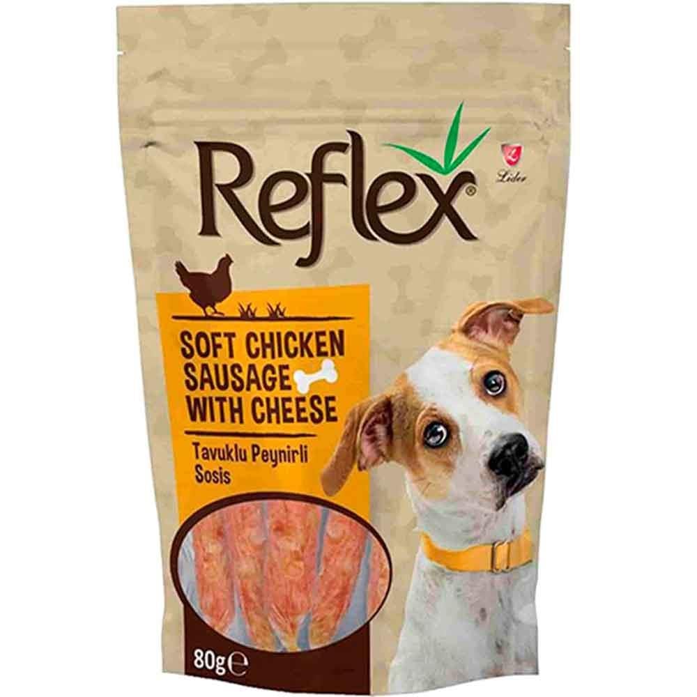 Reflex Peynirli Yumuşak Tavuk Parçacıkları Köpek Ödülü 80gr