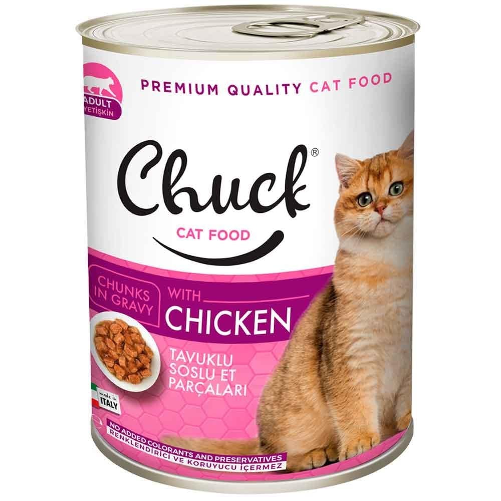 Chuck Kedi Konservesi Tavuk Etli 415 Gr