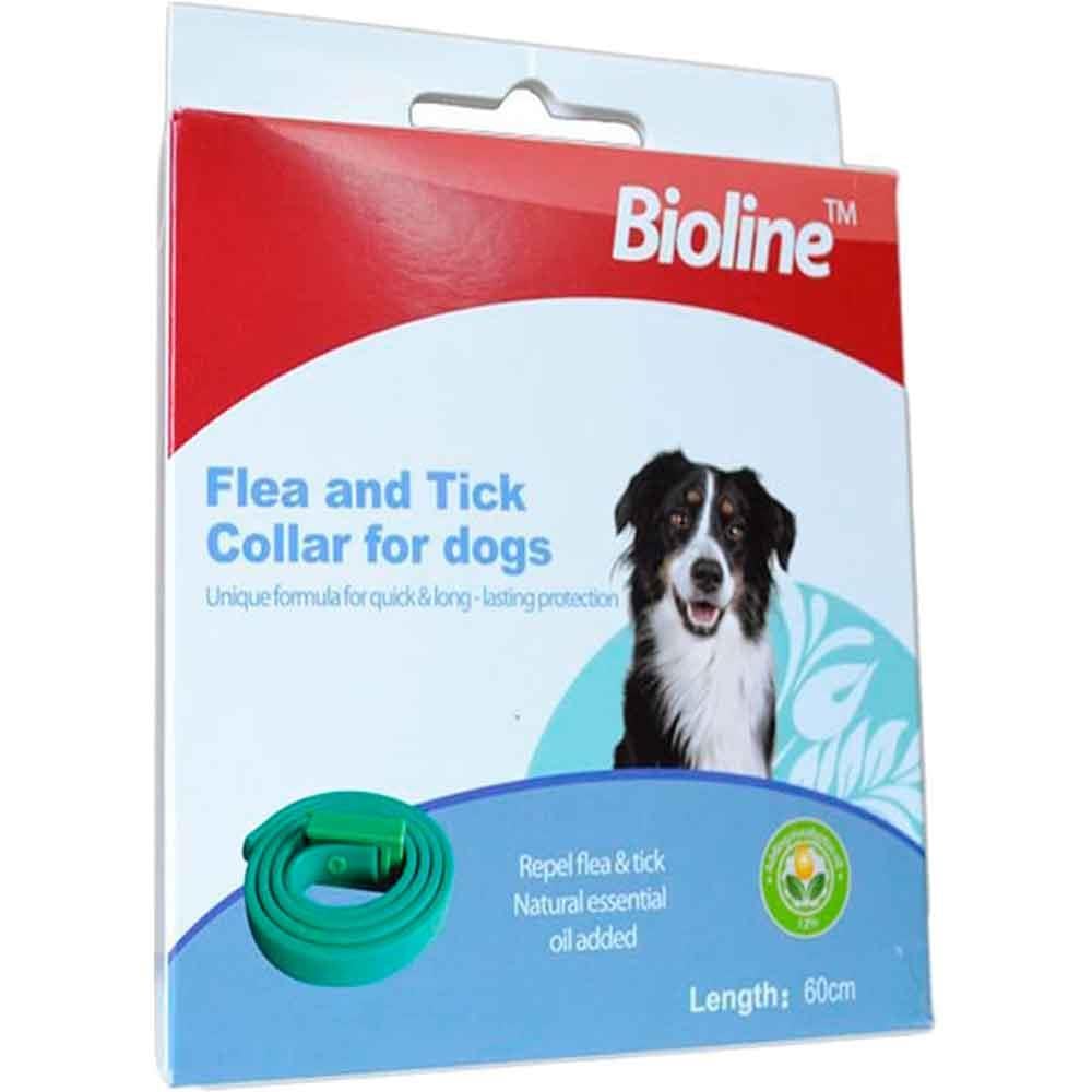 Bioline Köpek Bitkisel Pire Kene Uzaklaştırıcı Tasma 60 Cm