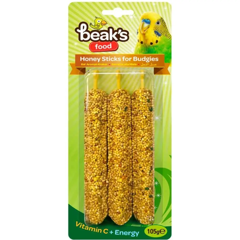 Beaks Muhabbet Kuşu Krakeri Bal Aromalı 105 gr
