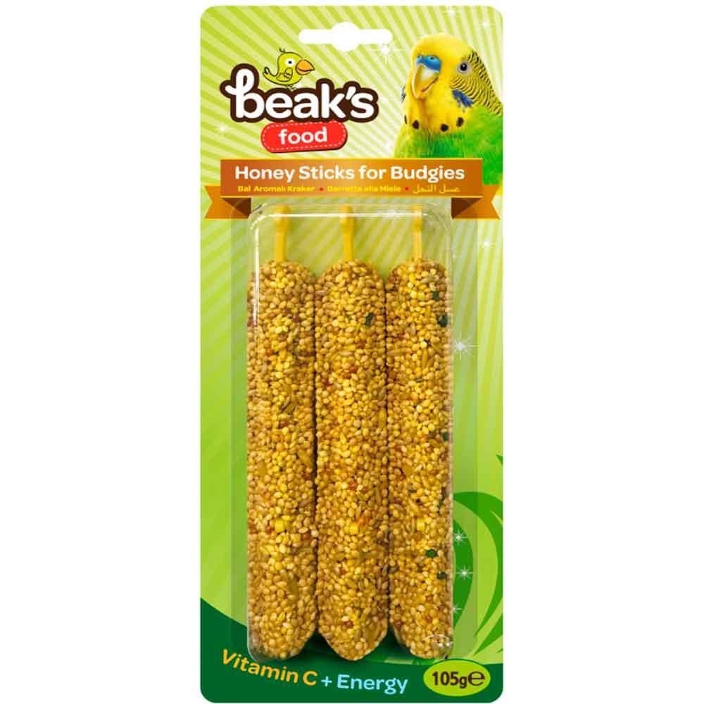 Beaks Muhabbet Kuşu Krakeri Bal Aromalı 105 gr