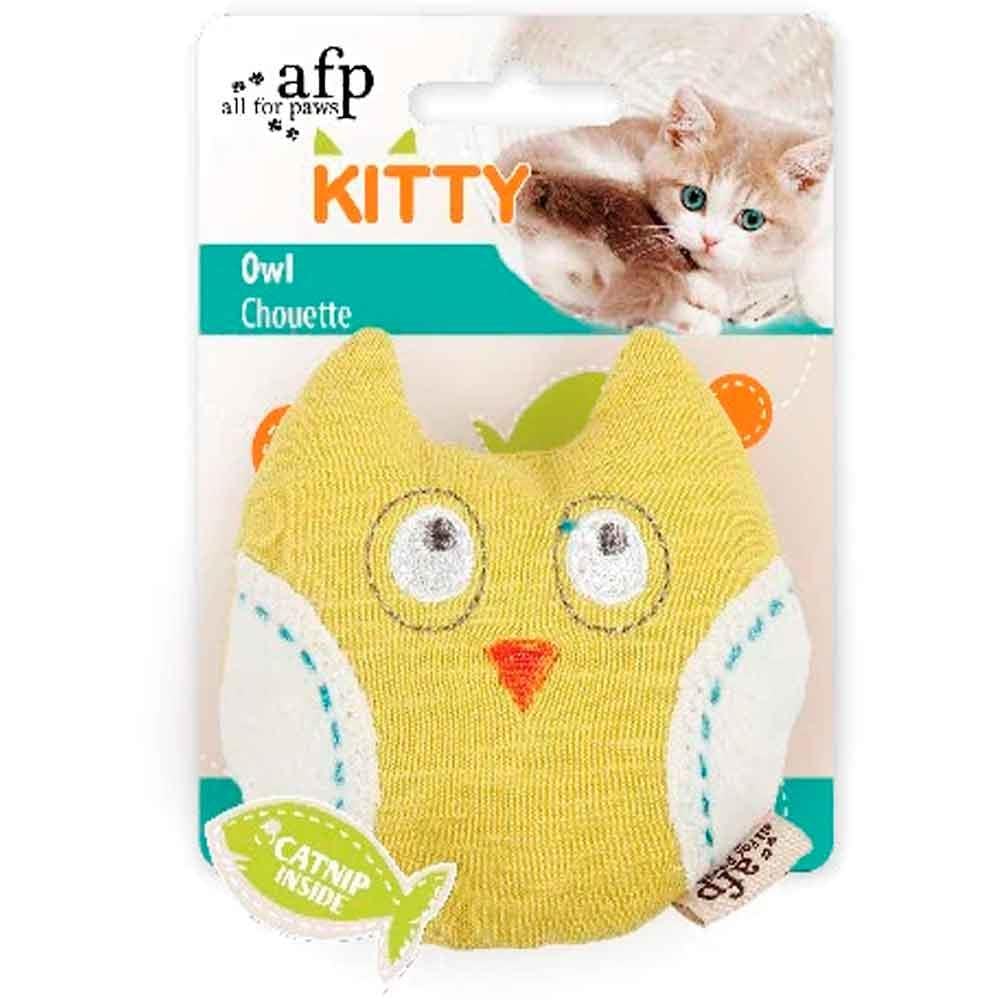 AFP Kitty Kedi Oyuncağı Peluş Sarı Baykuş