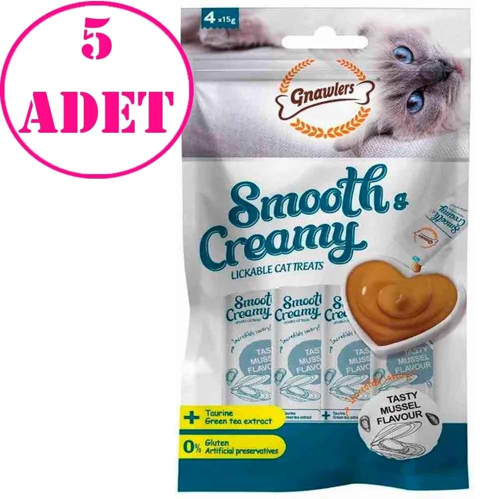 Gnawlers Krema Kedi Ödülü Midyeli 4x15 Gr 5 AD