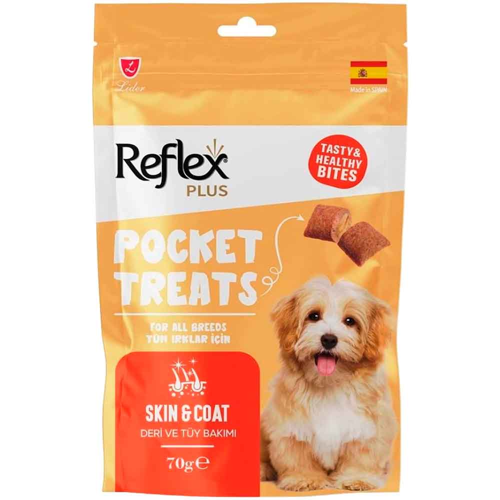 Reflex Pocket Treats Hair Skin Köpek Ödül Maması 70 Gr