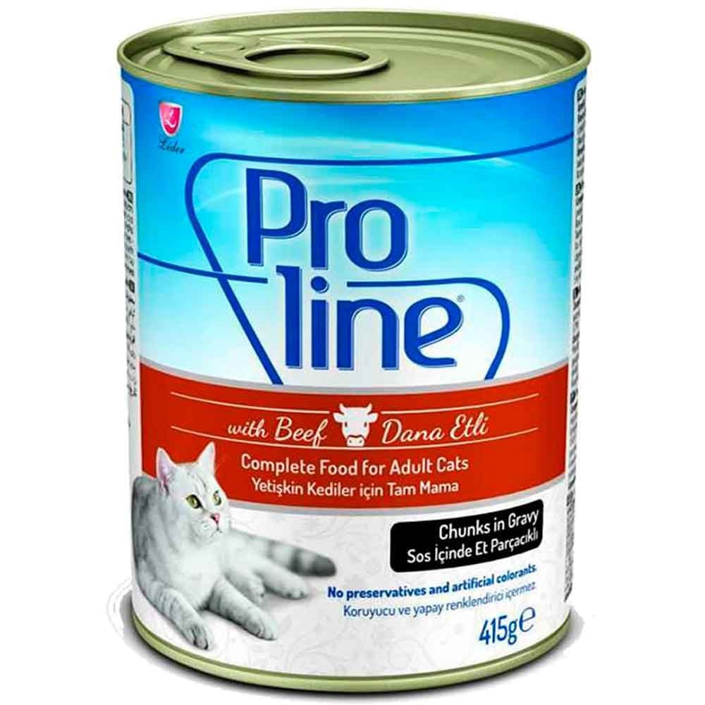 ProLine Biftekli Kedi Konservesi 415 Gr