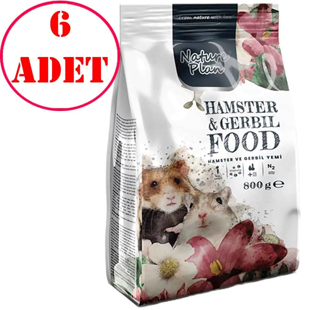 Nature Plan Hamster Yemi 800 Gr 6 AD
