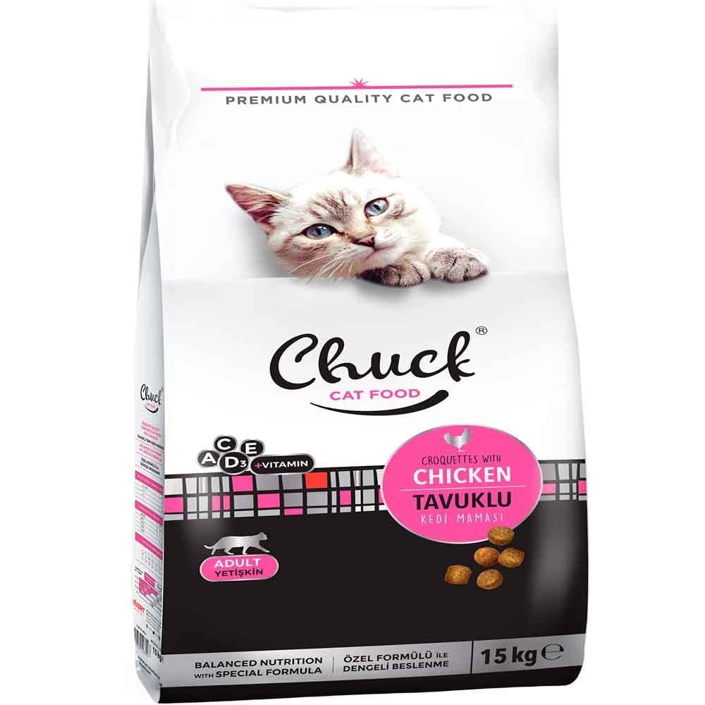 Chuck Tavuklu Kedi Maması 15 Kg