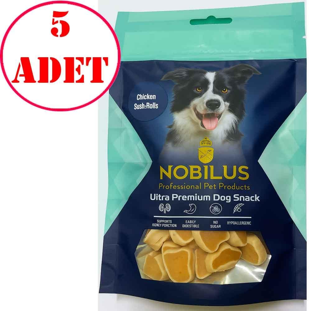 Nobilus Köpek Ödül Maması Tavuklu Sushi 80 Gr 5 AD