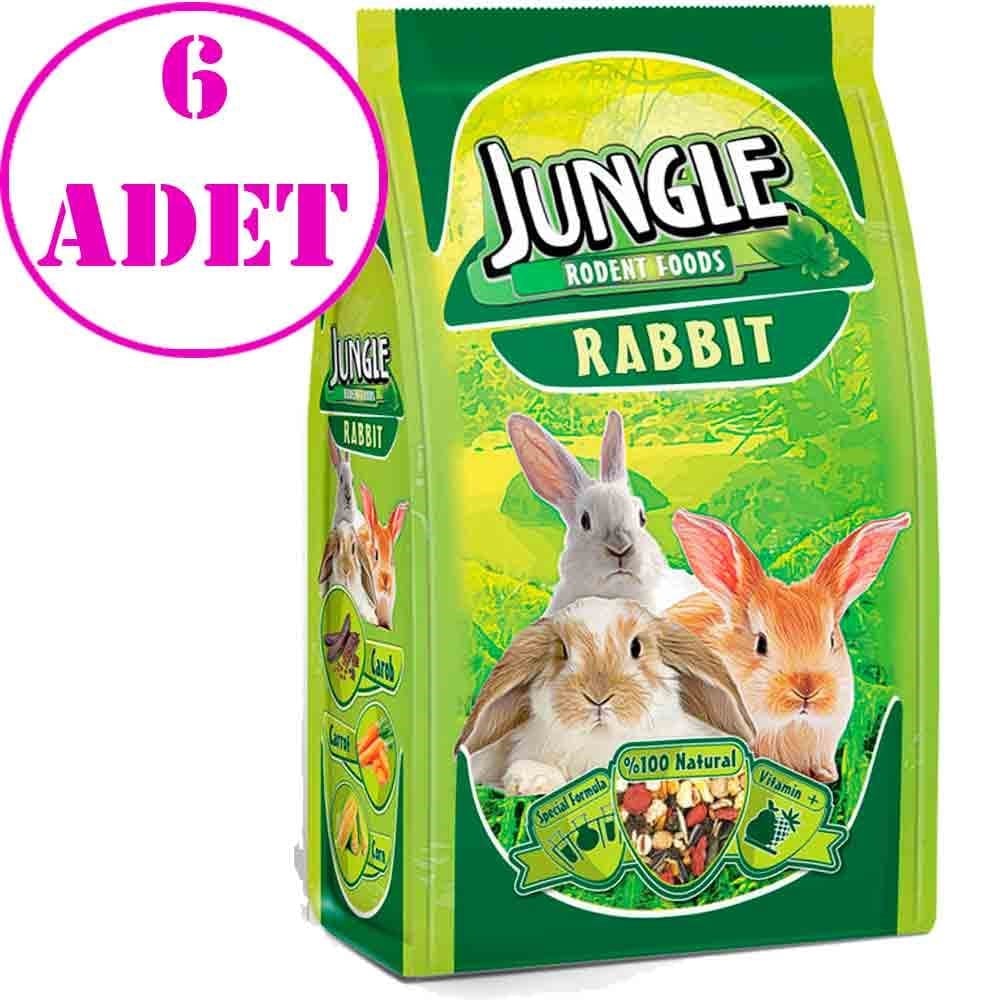Jungle Tavşan Yemi 500 Gr 6 AD