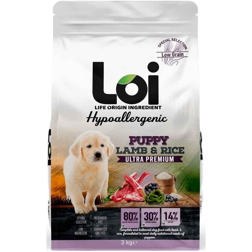Loi Hipoalerjenik Yavru Köpek Maması Kuzu Etli 3 Kg