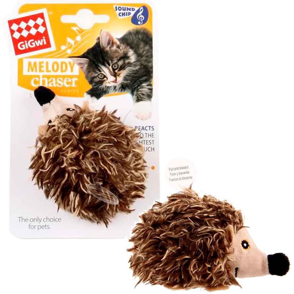 Gigwi Kedi Oyuncağı Melody Chaser Kirpi Sesli Oyuncak