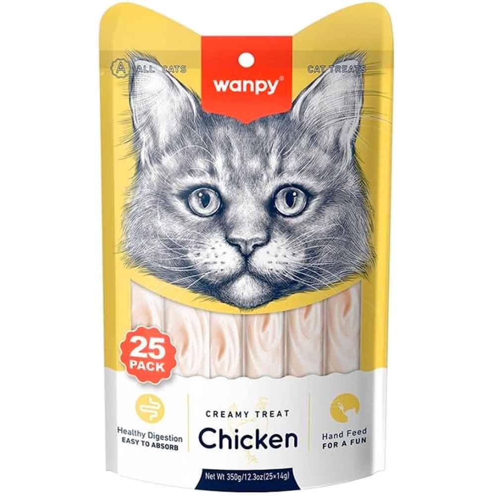 Wanpy Tavuklu Krema Kedi Ödülü 25x14 Gr