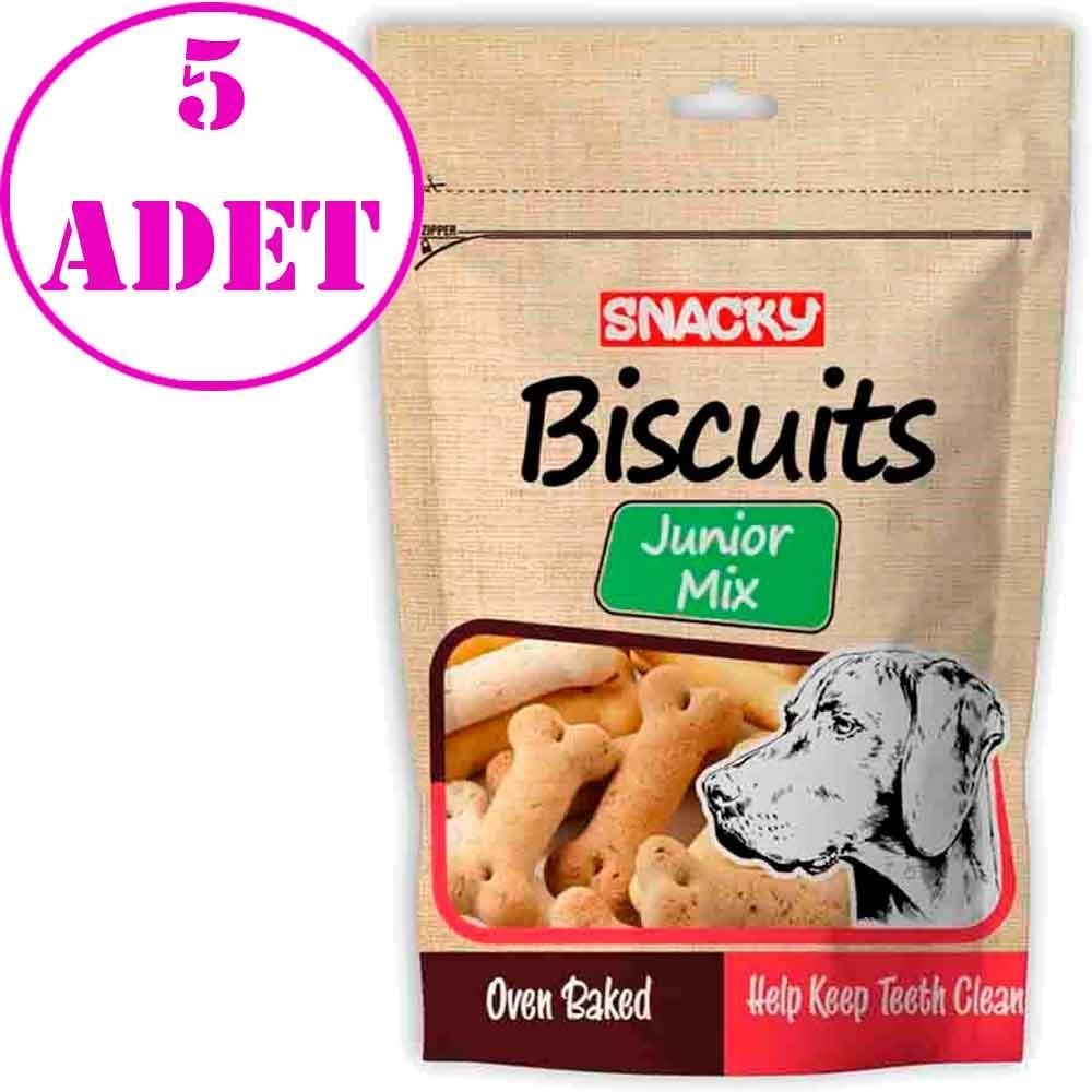 Snacky Junior Mix Yavru Köpek Ödül Bisküvisi 200 Gr 5 AD