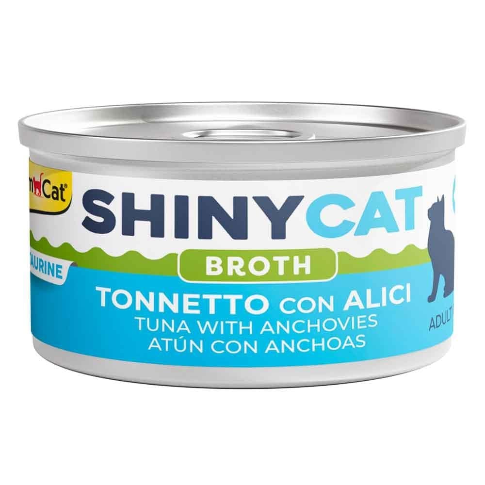 Gimcat Shinycat Kedi Konservesi Ton Balıklı ve Ançuezli 70 Gr