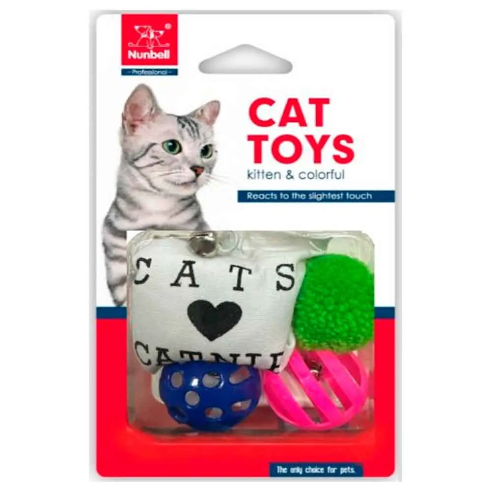 Nunbell Kedi Oyuncağı Kedi Otlu 4 Lü Paket