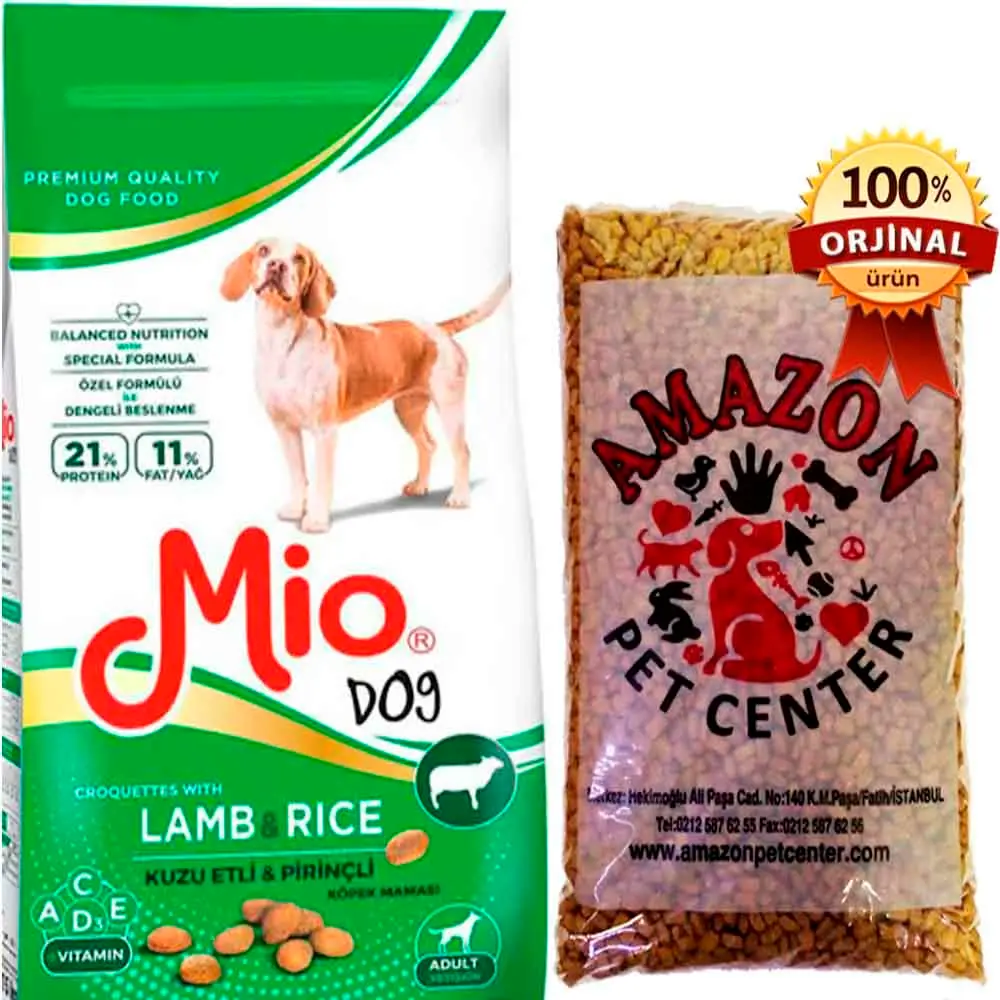 Mio Köpek Maması Kuzu Etli Açık 1 Kg