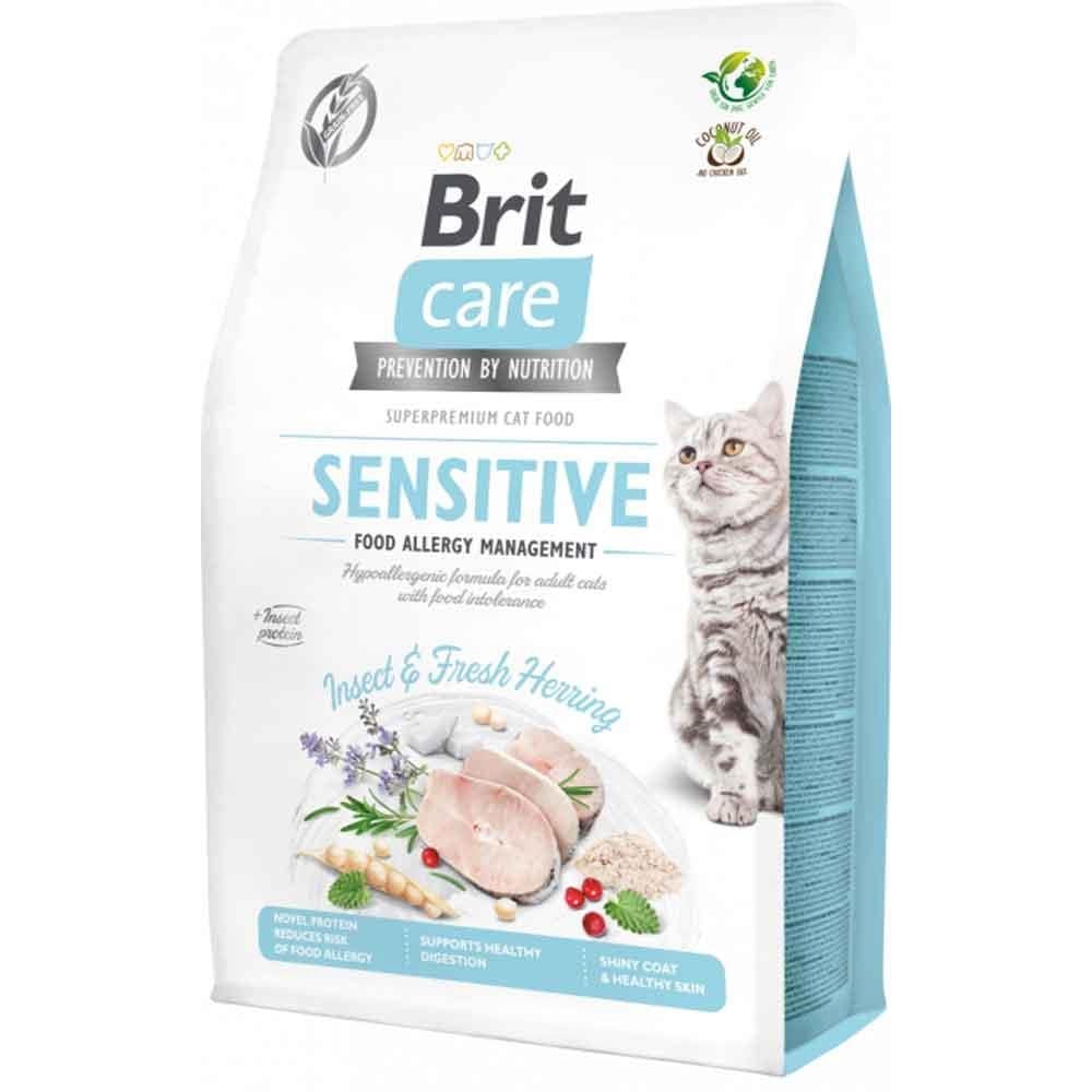 Brit Care Sensitive Hypo-Allergenic Böcek Proteinli Tahılsız Yetişkin Kedi Maması 2kg