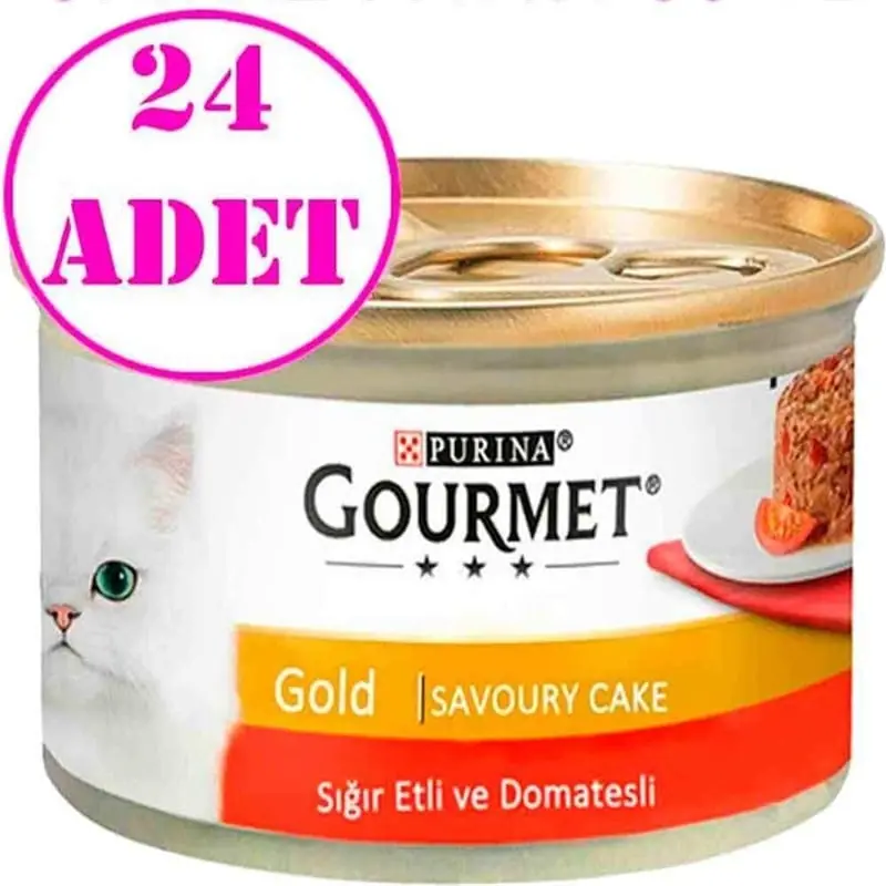 ProPlan Gourmet Sığır Etli Domatesli Kedi Konservesi 85 Gr 24 Ad